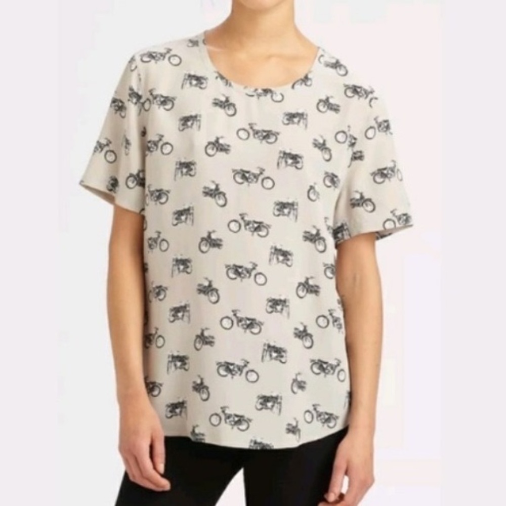 Equipment Riley Silk Tee NWT